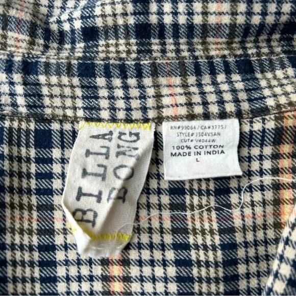 Billabong  Western Style Flannel Shirt - Picture 14 of 16